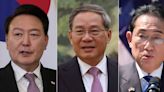 Leaders of South Korea, China and Japan will meet next week for the first time since 2019