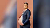 Pregnant transgender man stars on Glamour UK’s Pride cover in hand-painted suit