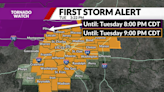 Thunderstorm threats in STL metro, tornado watch up north through Tuesday evening