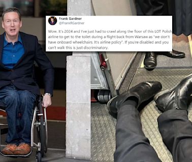 Disabled BBC Journalist Who Was Shot By Al-Qaeda Forced To Crawl To Toilet; Airline Apologizes After Public Backlash