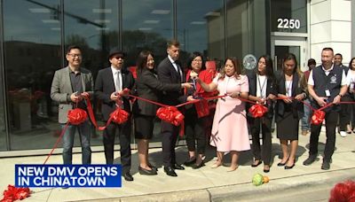 First-ever DMV location opens in Chicago's Chinatown neighborhood