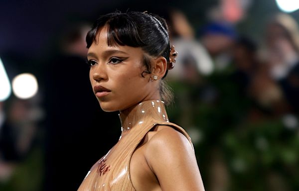 Taylor Russell Lives Out a Longtime Fantasy in Tree-Inspired Look at Met Gala 2024