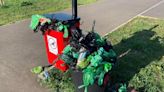 Mountain of 'disgusting' dog poo getting 'smellier' by the day