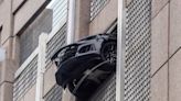 Chevrolet Camaro Left in Neutral Rolls Away, Dangles Off Charlotte Parking Garage
