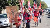 United Farm Workers marchers stop in Stockton on way to California capitol