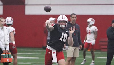 Luke Fickell talks about Wisconsin’s quarterback competition at Big Ten Media Days