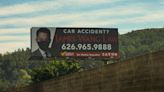 L.A. sees a surge of billboards for personal injury lawyers. You'll never guess why