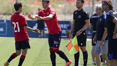 Diego Moreno, sin minutos, y Javi Martínez es el único sustituido en el test de Osasuna ante el Promesas