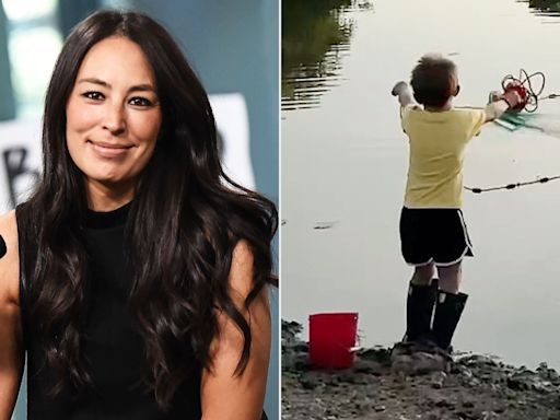 Joanna Gaines' Son Crew, 6, Proves That 'Practice Makes Perfect' as She Shares Video of Him Fishing in a Pond