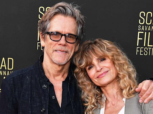 Kevin Bacon reveals a crew member covered his trailer with photos of Kyra Sedgwick