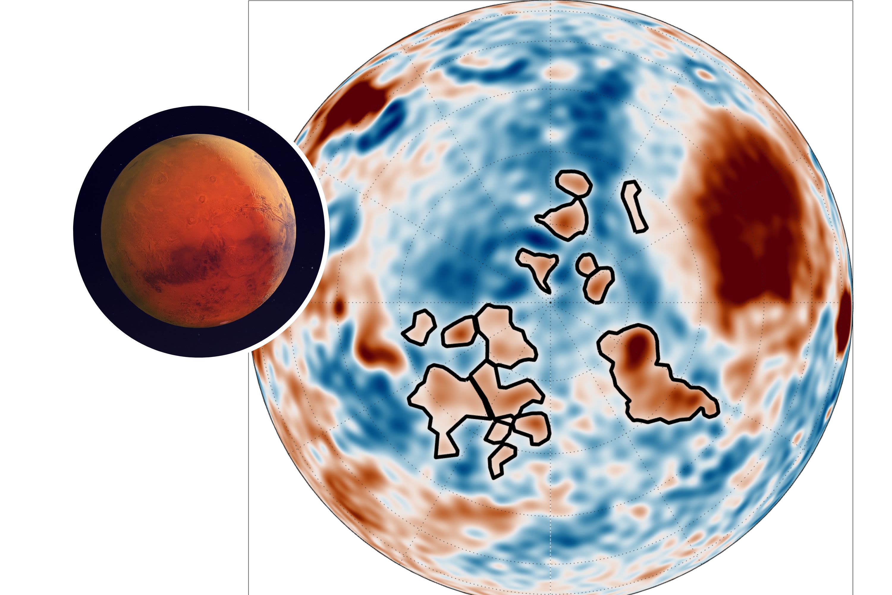 Mars: Mysterious "dense structures" detected below planet's surface