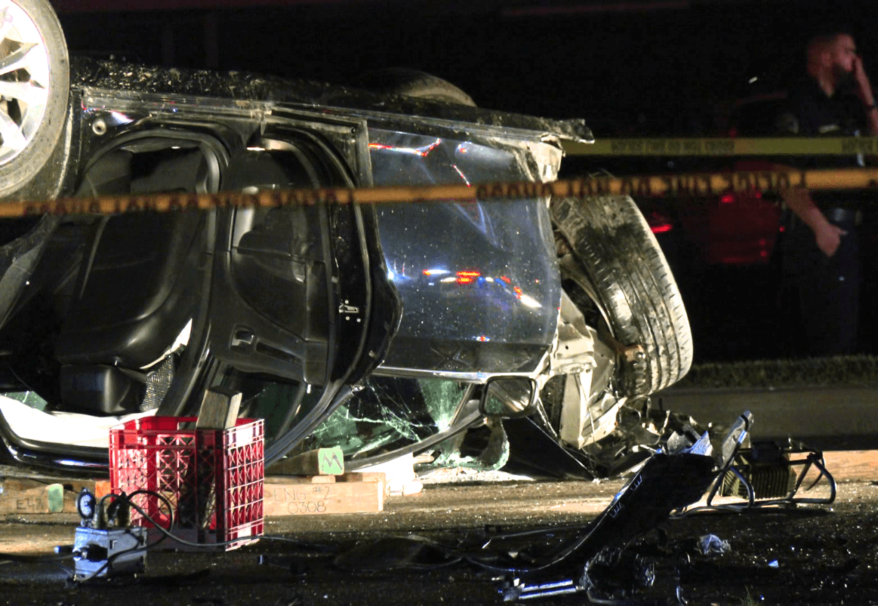 Street racing in downtown Lansing ends in crash, driver says