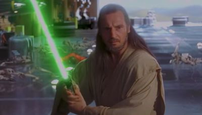 Liam Neeson’s “Star Wars” light saber among movie props going to auction