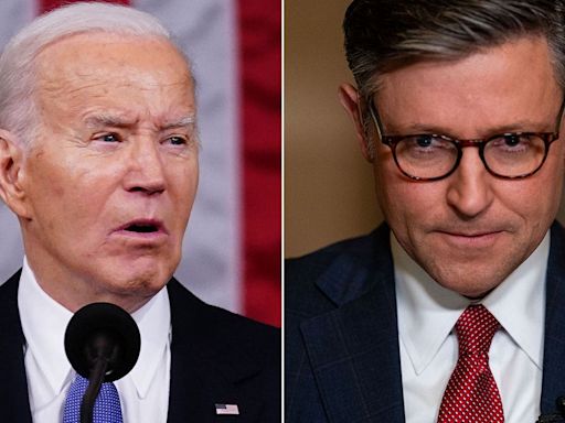 Biden's 'dead on arrival' jab at Speaker Johnson bewilders social media users: 'What does that even mean?'