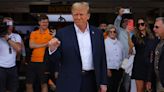 Former President Donald Trump shows up for Formula One Miami Grand Prix