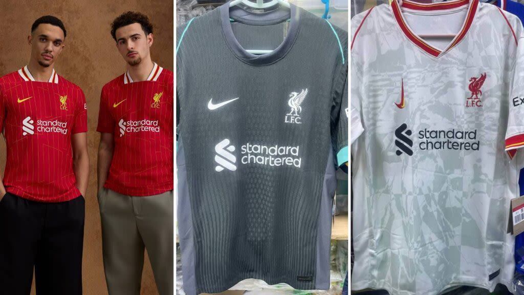 Liverpool’s 24/25 Home & Away Kits