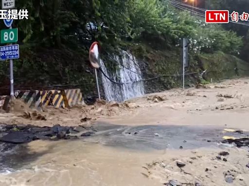 梨山風強雨驟 台7甲線、台8線預警性封閉(羅進玉提供) - 自由電子報影音頻道