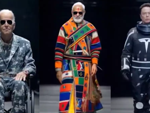 Putin in LV, Modi goes colourful, and a Bill Gates surprise: Watch Elon Musk's AI-generated fashion show