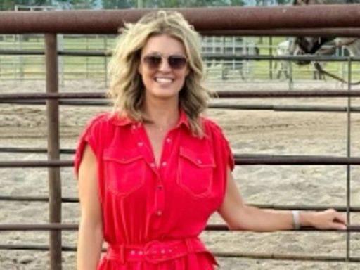 CBS reporter Amanda Balionis enjoys downtime on remote Wyoming ranch