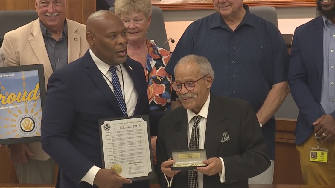 Astronaut Edward Dwight honored at KCK meeting