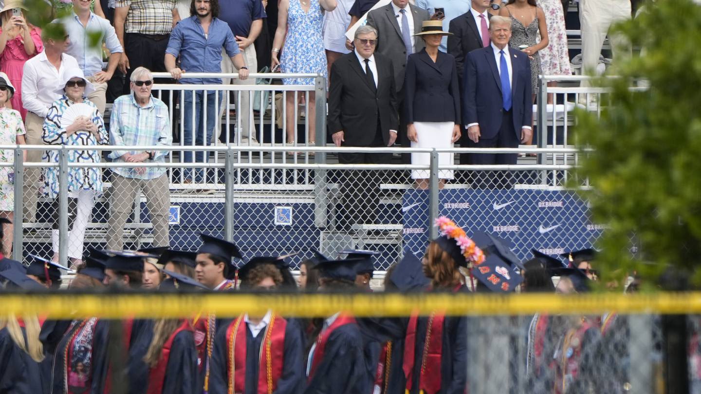 Trump heads to Minnesota to campaign after attending his son Barron's Florida high school graduation