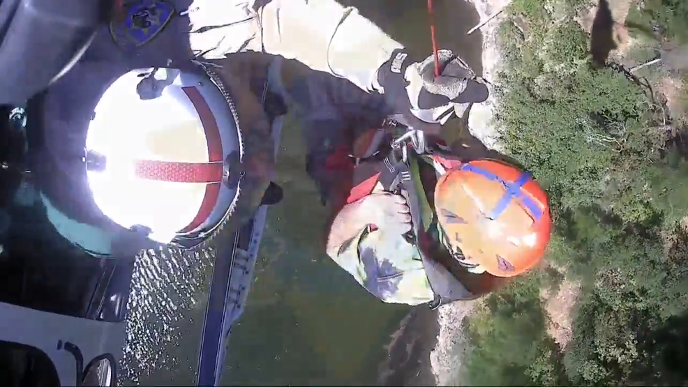 VIDEO: Helicopter crew rescues stranded kayaker from river in El Dorado County