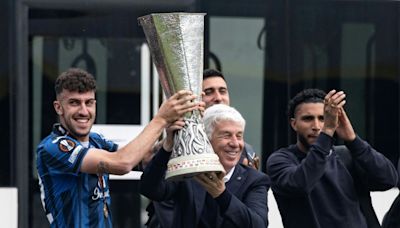 Europa League winners Atalanta bask in hero's welcome on home return
