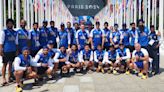 Indian hockey team lands in Paris