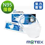 【Motex摩戴舒】 N95醫用口罩(未滅菌)-摺疊型(20包/盒)