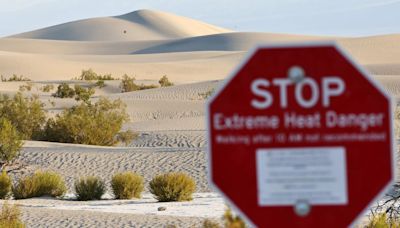 Belgian tourist suffers 3rd-degree burns to his feet while walking in Death Valley as temperatures exceed 120 degrees