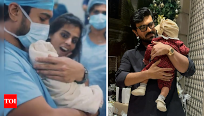 Klin Kaara turns one, Ram Charan shares a video as he relives holding his daughter for first time | Telugu Movie News - Times of India