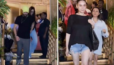 Sonakshi Sinha, hubby Zaheer Iqbal enjoy dinner date with Heeramandi co-actor Aditi Rao Hydari