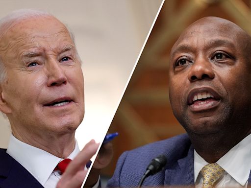 Tim Scott says Biden is 'willing to tank' economy by getting rid of Trump tax cuts