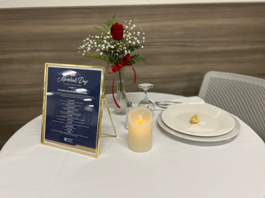 Del Sol sets up ‘Fallen Soldier Table’ to remember military sacrifice