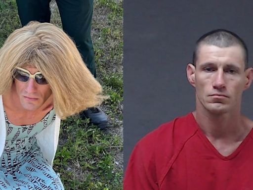 Man disguises himself as a woman in blonde wig after allegedly stealing a boat, deputies say