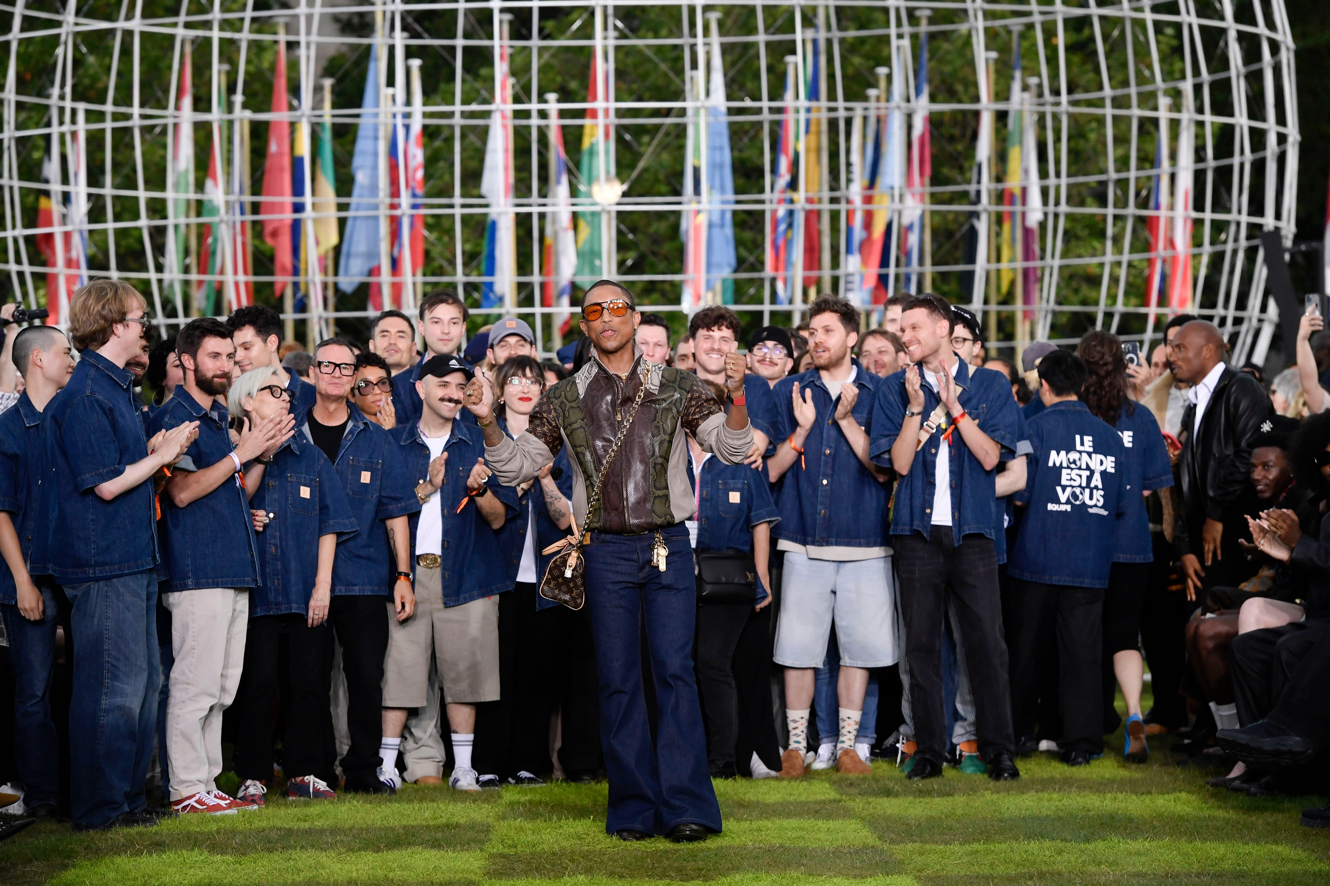 Pharrell’s Louis Vuitton Runway Shows Just Keep Getting Bigger