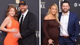 NFL Wives Emily Wilkinson and Rachel Karras Put Contemporary Spin on Maternity Dressing for NFL Honors 2024 Red Carpet