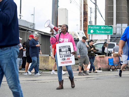 US dockworkers strike, halting half the nation's ocean shipping