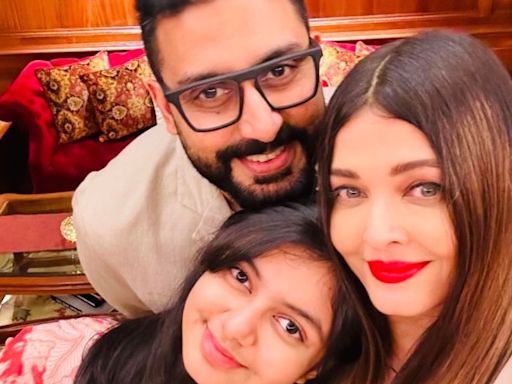 Aishwarya Rai- Abhishek Bachchan Share a Cute Family Moment with Daughter Aaradhya on 17th Wedding Anniversary -Check Post