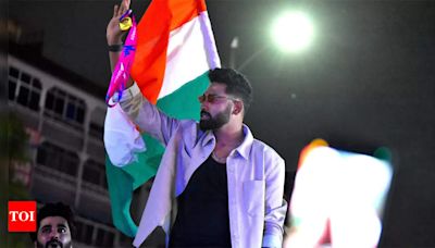 Mohammed Siraj gets rousing reception in Hyderabad after T20 World Cup triumph | Cricket News - Times of India