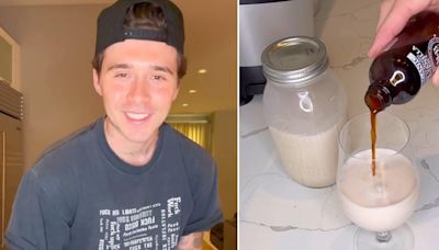 Brooklyn Beckham's almond milk contains 'enough vanilla extract to kill a man'