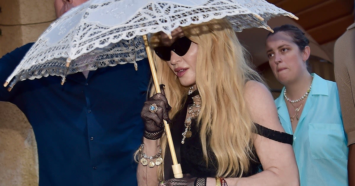 Madonna's Witchy Wedding Dress Reinvents Italian Holiday Style