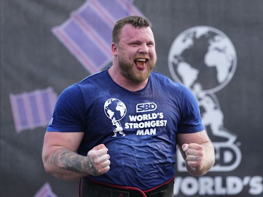 Tom Stoltman wins World's Strongest Man competition for third time in four years