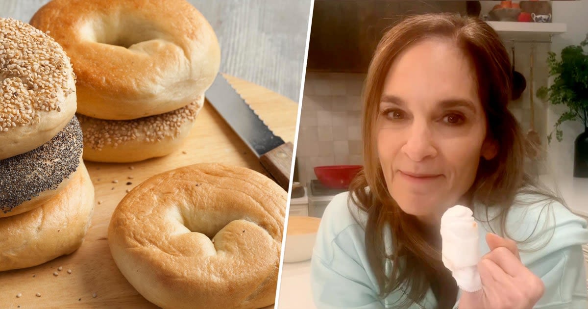 Joy Bauer went to the ER on Mother’s Day for a bagel injury. Here’s how to safely slice one