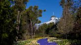 Exuberant Secret Garden blooms at Mackinac Island’s famous hotel