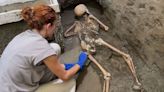 Pompeii archaeologists uncover tragic final moments of two victims of Mount Vesuvius eruption