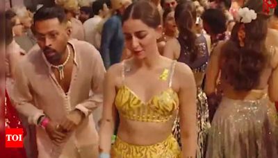 Hardik Pandya and Ananya Panday dazzle on the dance floor at Anant Ambani-Radhika Merchant wedding - Watch | Cricket News - Times of India