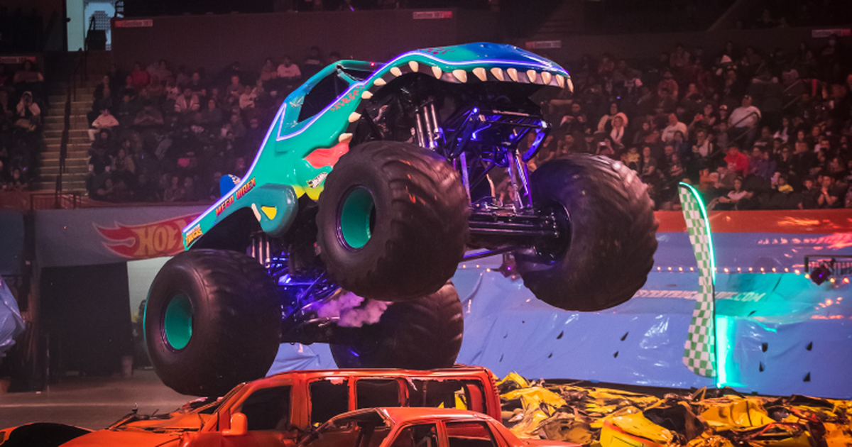 Hot Wheels Monster Trucks revving to race and glow in Spokane Arena, thanks in part to an Eastern Washington grad