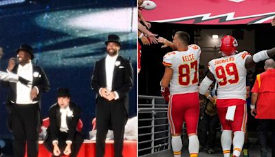 Eras Tour Dancer Kameron Saunders Reacts as Swifties Realize Travis Kelce Has Played with His Brother Khalen