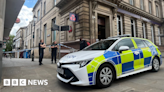 Police tape off Nottingham city centre street after disorder